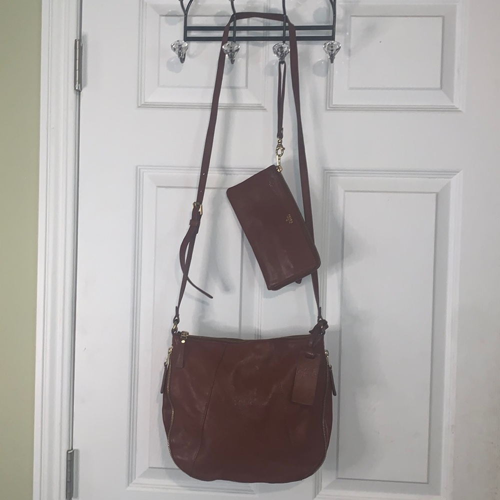 Fossil Hobo Crossbody bag with wallet wristlet